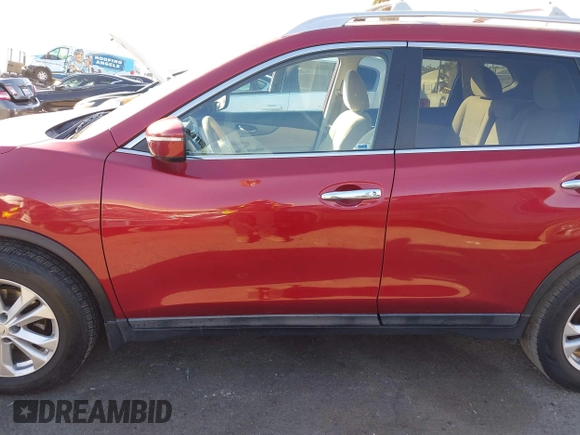 2015 Nissan Rogue S with VIN 5N1AT2MT1FC770397, listed as a IAAI auction lot 41599455 with 84,637 mi miles. Bid and sale history available at carsss.com. Image 14.