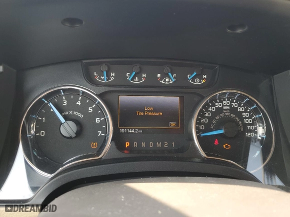 2013 Ford F-150 XL with VIN 1FTFW1CF8DKF24926, listed as a Copart auction lot 54261115 with 191,144 mi miles and Salvage Title. Bid and sale history available at carsss.com. Image 9.