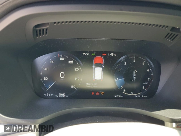 2021 Volvo XC60 Inscription с VIN YV4102DL8M1688721, выставлен на аукционе Copart как лот 52176735 с пробегом 28 042 миль миль и Списание • Salvage title. История ставок и продаж доступна на DreamBid. Изображение 9.