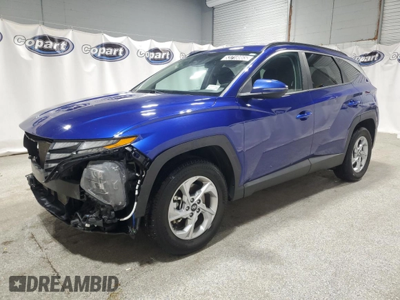 2023 Hyundai Tucson SEL with VIN 5NMJBCAE9PH184729, listed as a Copart auction lot 53718865 with 77,957 mi miles and Clean Title. Bid and sale history available at carsss.com. Image 1.