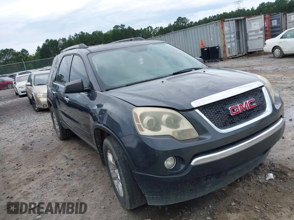 2012 GMC Acadia SL with VIN 1GKKRNED4CJ276823, listed as a IAAI auction lot 42436687 with 161,582 mi miles and . Bid and sale history available at DreamBid. Image 1.