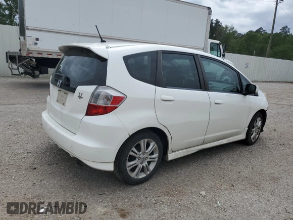 2010 Honda Fit Sport with VIN JHMGE8H44AS026305, listed as a Copart auction lot 52106015 with 0 mi miles and Salvage Title. Bid and sale history available at carsss.com. Image 3.