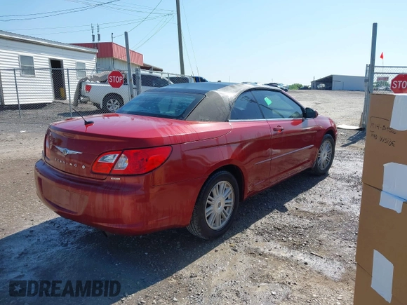 2008 Chrysler Sebring Touring with VIN 1C3LC55R08N643668, listed as a IAAI auction lot 42139359 with 145,984 mi miles and . Bid and sale history available at DreamBid. Image 4.