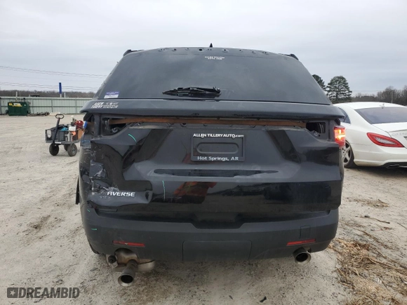 2021 Chevrolet Traverse LS with VIN 1GNERFKWXMJ160216, listed as a Copart auction lot 44909275 with 114,667 mi miles and Salvage Title. Bid and sale history available at carsss.com. Image 6.
