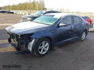 2015 Kia Optima LX with VIN 5XXGM4A74FG446181, listed as a IAAI auction lot 41816009 with 95,711 mi miles. Bid and sale history available at carsss.com. Image 2.