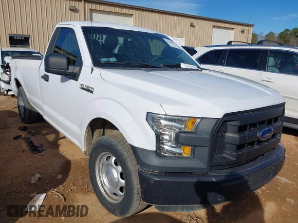 2016 Ford F-150 XL with VIN 1FTMF1C85GKE69350, listed as a IAAI auction lot 41690906 with 162,338 mi miles. Bid and sale history available at carsss.com. Image 1.