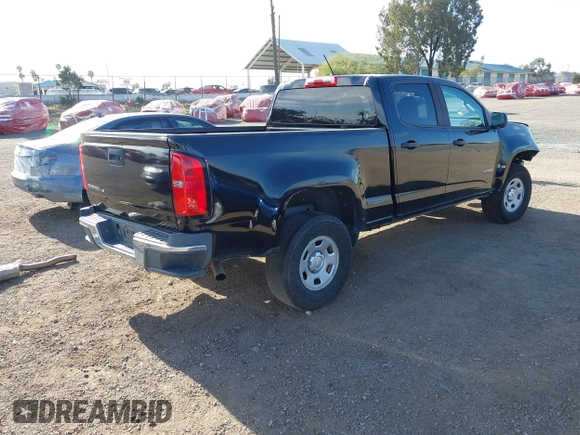 2020 Chevrolet Colorado 4WD Work Truck with VIN 1GCGTBENXL1212795, listed as a IAAI auction lot 42249330 with 46,900 mi miles and . Bid and sale history available at DreamBid. Image 4.