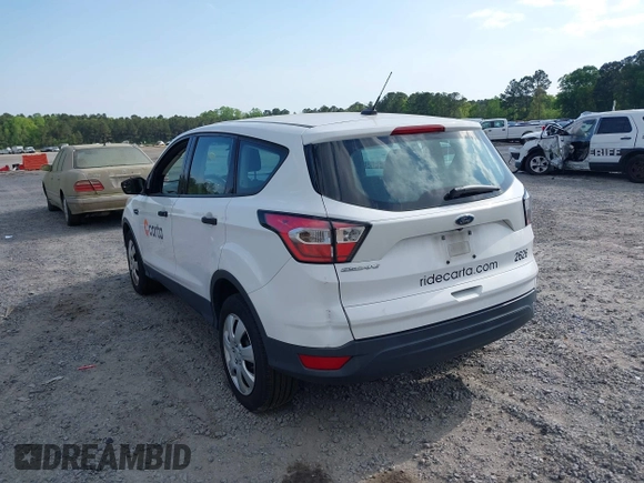 2017 Ford Escape S with VIN 1FMCU0F77HUD95185, listed as a IAAI auction lot 42014858 with 141,169 mi miles and . Bid and sale history available at DreamBid. Image 3.