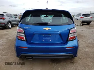 2017 Chevrolet Sonic LT with VIN 1G1JD6SH8H4166472, listed as a Copart auction lot 72593214 with 29,297 mi miles and Salvage Title. Bid and sale history available at carsss.com. Image 6.