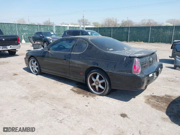 2000 Chevrolet Monte Carlo SS with VIN 2G1WX12K2Y9243166, listed as a IAAI auction lot 41826995 with 1 mi miles. Bid and sale history available at carsss.com. Image 3.