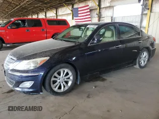 2013 Hyundai Genesis 3.8L with VIN KMHGC4DD1DU227184, listed as a Copart auction lot 55121395 with 159,597 mi miles and Clean Title. Bid and sale history available at carsss.com. Image 1.