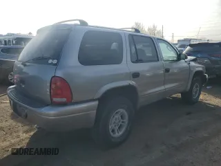 2000 Dodge Durango with VIN 1B4HS28Z6YF255687, listed as a Copart auction lot 84959164 with 189,369 mi miles and Salvage Title. Bid and sale history available at DreamBid. Image 3.