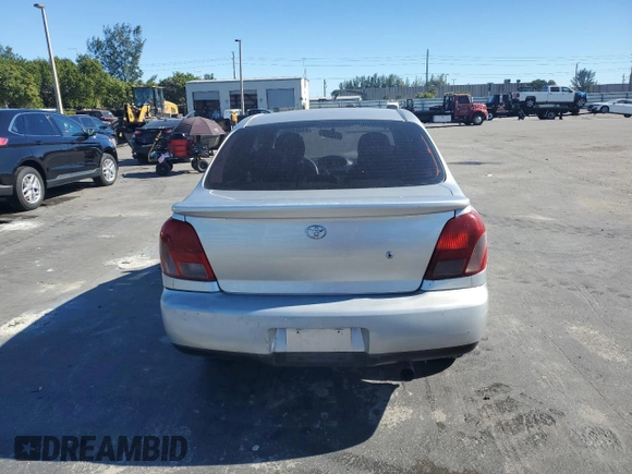 2000 Toyota ECHO with VIN JTDAT1230Y0081585, listed as a Copart auction lot 83421684 with Not Provided miles and Salvage Title. Bid and sale history available at DreamBid. Image 6.