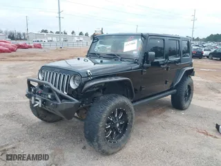 2016 Jeep Wrangler Unlimited 75th Anniversary with VIN 1C4BJWEG2GL158850, listed as a IAAI auction lot 41472080 with 109,789 mi miles. Bid and sale history available at carsss.com. Image 2.