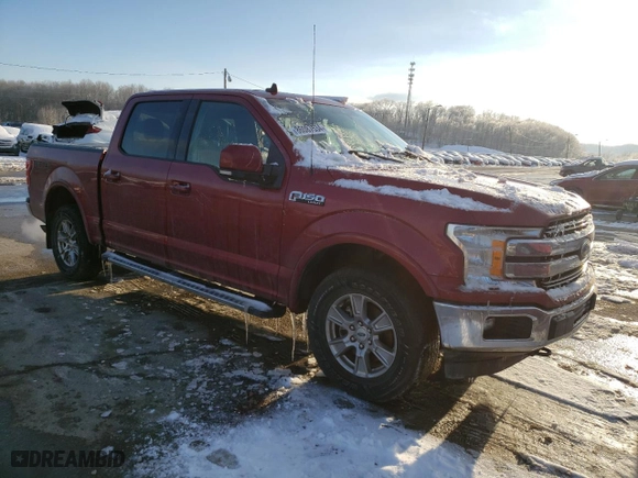 2019 Ford F-150 XL with VIN 1FTEW1E54KFB26652, listed as a Copart auction lot 86087534 with 126,582 mi miles and Salvage Title. Bid and sale history available at carsss.com. Image 4.