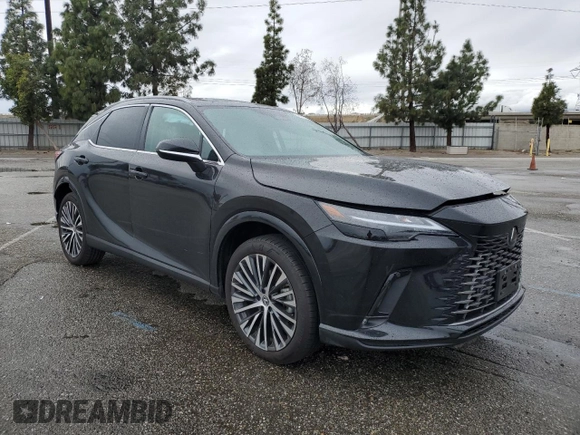 2023 Lexus RX 350h z VIN 2T2BBMCAXPC015258, wystawiony jako Copart lot #48760745 z przebiegiem 22 839 mil mil oraz Szkoda całkowita • Salvage title. Historia ofert i sprzedaży dostępna na DreamBid. Obrazek 4.