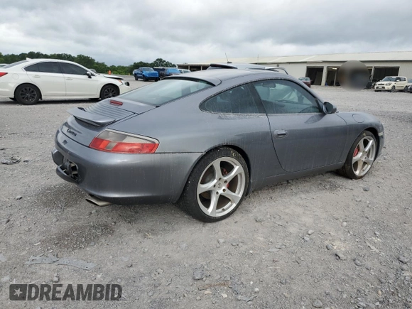 2003 Porsche 911 with VIN WP0AA29983S622403, listed as a Copart auction lot 61023595 with 155,938 mi miles and Salvage title. Bid and sale history available at DreamBid. Image 3.