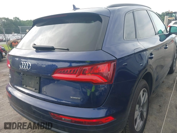 2020 Audi Q5 Premium with VIN WA1ANAFYXL2081200, listed as a IAAI auction lot 42445339 with 73,859 mi miles and . Bid and sale history available at DreamBid. Image 4.