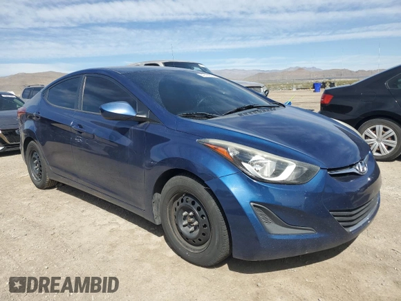 2016 Hyundai Elantra SE with VIN 5NPDH4AEXGH758842, listed as a Copart auction lot 49199524 with 155,813 mi miles and Clean Title. Bid and sale history available at DreamBid. Image 4.