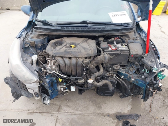 2014 Hyundai Elantra SE with VIN KMHDH4AEXEU122503, listed as a IAAI auction lot 38839586 with 86,865 mi miles. Bid and sale history available at carsss.com. Image 10.
