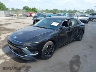 2025 Hyundai Sonata SEL with VIN KMHL64JA0SA456471, listed as a IAAI auction lot 42113856 with 3,613 mi miles. Bid and sale history available at carsss.com. Image 2.