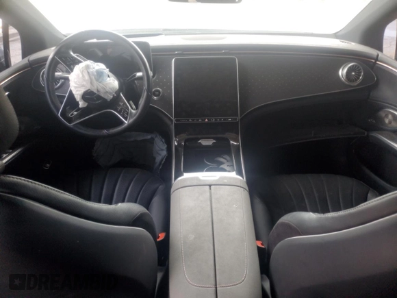 2022 Mercedes-Benz EQS with VIN W1KCG2DB6NA009227, listed as a Copart auction lot 53976294 with 0 mi miles and Salvage Title. Bid and sale history available at carsss.com. Image 8.