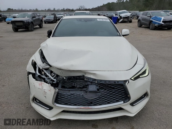 2020 Infiniti Q60 Luxe with VIN JN1EV7EK0LM340405, listed as a Copart auction lot 47387225 with 88,219 mi miles and Salvage title. Bid and sale history available at DreamBid. Image 12.