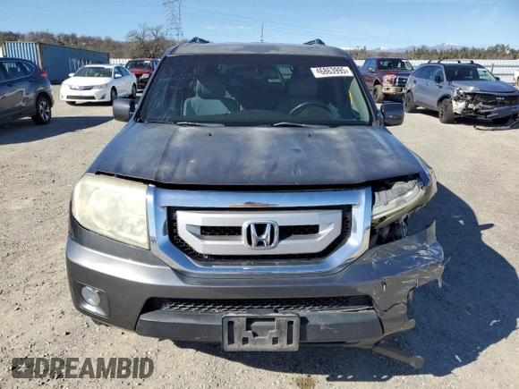 2011 Honda Pilot EX-L with VIN 5FNYF3H67BB030564, listed as a Copart auction lot 46863995 with 204,027 mi miles and Salvage Title. Bid and sale history available at carsss.com. Image 5.