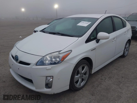 2010 Toyota Prius II with VIN JTDKN3DU3A0066083, listed as a IAAI auction lot 41871002 with 171,489 mi miles. Bid and sale history available at carsss.com. Image 2.