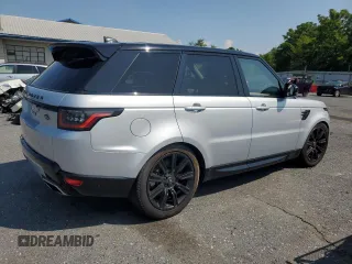 2021 Land Rover Range Rover Sport HSE Silver Edition with VIN SALWR2SU1MA753766, listed as a Copart auction lot 67033275 with Not provided miles and Clean title. Bid and sale history available at DreamBid. Image 3.