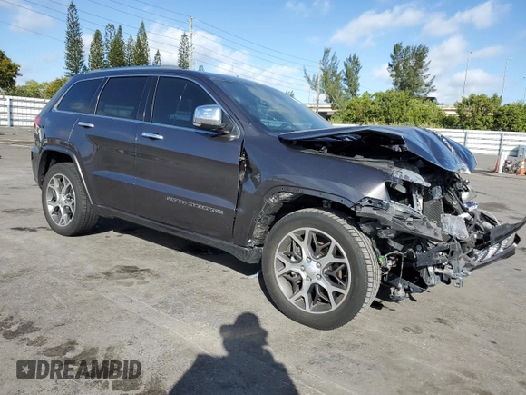 2019 Jeep Grand Cherokee Overland with VIN 1C4RJECG6KC615793, listed as a Copart auction lot 83371024 with 47,914 mi miles and Non Repairable. Bid and sale history available at carsss.com. Image 4.