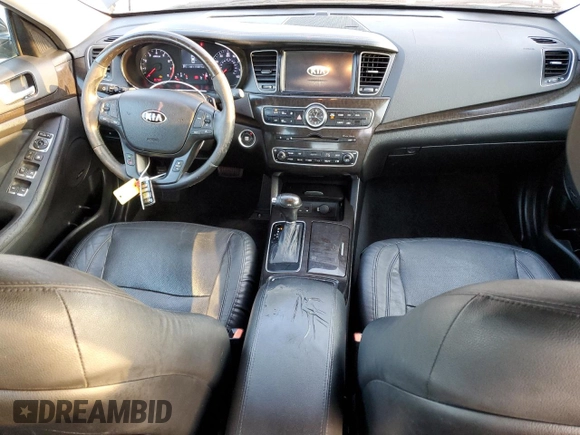 2015 Kia Cadenza Premium with VIN KNALN4D71F5174259, listed as a Copart auction lot 83925074 with 110,277 mi miles and Clean Title. Bid and sale history available at carsss.com. Image 8.