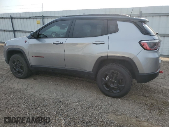2023 Jeep Compass Trailhawk with VIN 3C4NJDDN8PT525773, listed as a Copart auction lot 54532235 with 20,586 mi miles and Salvage title. Bid and sale history available at DreamBid. Image 2.