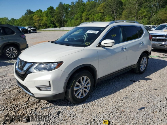 2017 Nissan Rogue SV with VIN JN8AT2MT5HW405487, listed as a Copart auction lot 52342335 with 34,959 mi miles and Salvage Title. Bid and sale history available at carsss.com. Image 1.