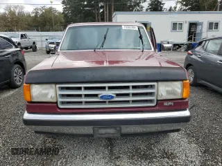 1990 Ford F-150 with VIN 1FTDF15Y3LPA96285, listed as a Copart auction lot 76302384 with 40,713 mi miles and Salvage Title. Bid and sale history available at carsss.com. Image 5.