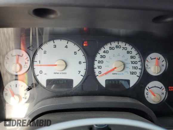 2003 Dodge 1500 ST with VIN 1D7HU18Z83J519303, listed as a Copart auction lot 53790455 with 135,529 mi miles and Salvage Title. Bid and sale history available at DreamBid. Image 9.