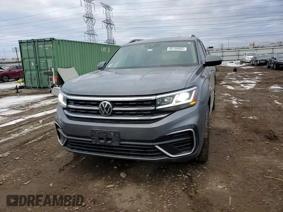 2021 Volkswagen Atlas SEL R-Line z VIN 1V2SR2CA5MC589807, wystawiony jako Copart lot #89106905 z przebiegiem 62 864 mil mil oraz Szkoda całkowita • Salvage title. Historia ofert i sprzedaży dostępna na DreamBid. Obrazek 12.