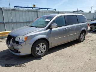 2013 Dodge Grand Caravan Crew with VIN 2C4RDGDG4DR726502, listed as a Copart auction lot 53258075 with 132,903 mi miles and Salvage Title. Bid and sale history available at DreamBid. Image 1.