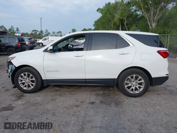 2020 Chevrolet Equinox LT with VIN 3GNAXKEV8LS709926, listed as a IAAI auction lot 41864820 with 59,093 mi miles and . Bid and sale history available at carsss.com. Image 15.