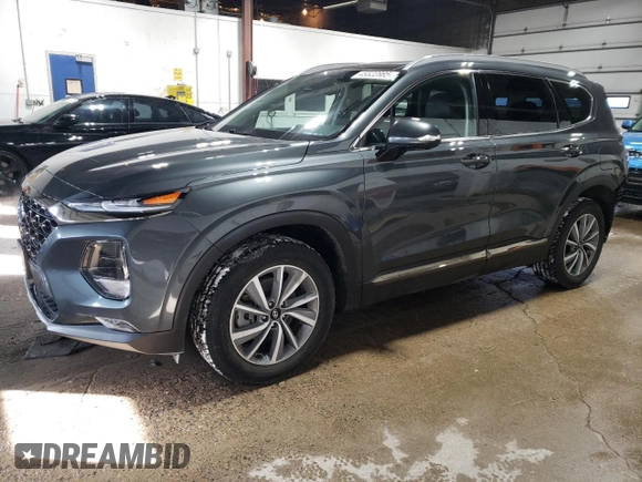 2020 Hyundai Santa Fe Limited with VIN 5NMS5CAD3LH212859, listed as a Copart auction lot 45522885 with 50,685 mi miles and Salvage Title. Bid and sale history available at carsss.com. Image 1.