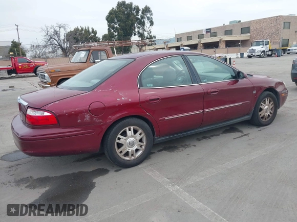 2005 Mercury Sable LS with VIN 1MEHM55S75A614882, listed as a IAAI auction lot 41845775 with 206,202 mi miles and . Bid and sale history available at DreamBid. Image 4.