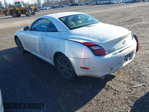 2006 Lexus SC 430 with VIN JTHFN48YX69007165, listed as a IAAI auction lot 41250928 with 214,247 mi miles and . Bid and sale history available at DreamBid. Image 3.
