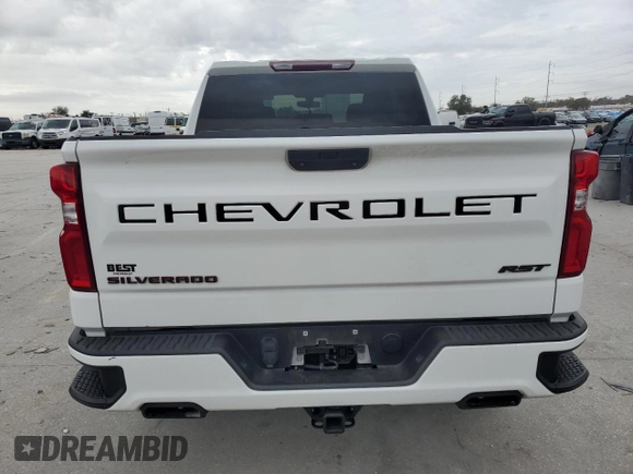 2021 Chevrolet Silverado 1500 RST with VIN 1GCPWDED7MZ414619, listed as a Copart auction lot 41776115 with 51,188 mi miles and Salvage Title. Bid and sale history available at carsss.com. Image 6.