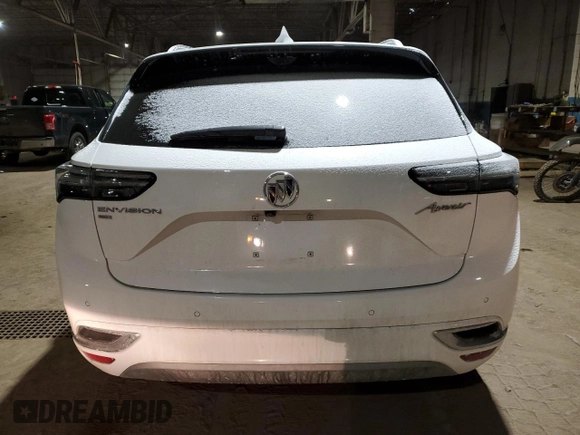 2021 Buick Envision Avenir with VIN LRBFZSR45MD060144, listed as a Copart auction lot 88958375 with 25,968 mi miles and Salvage Title. Bid and sale history available at carsss.com. Image 6.
