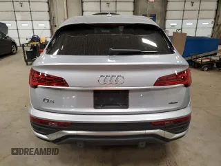 2023 Audi Q5 Sportback S line Premium Plus with VIN WA15AAFY3P2154281, listed as a Copart auction lot 49456025 with 19,896 mi miles and Salvage title. Bid and sale history available at DreamBid. Image 6.
