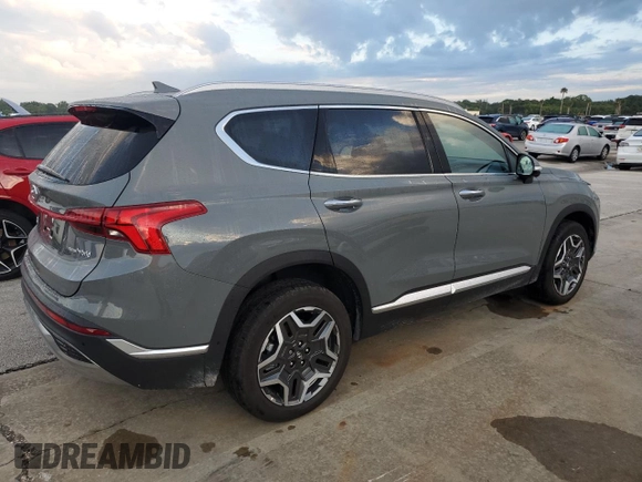 2023 Hyundai Santa Fe Hybrid Limited with VIN 5NMS5DA17PH005232, listed as a Copart auction lot 73934574 with 0 mi miles and Non Repairable. Bid and sale history available at carsss.com. Image 3.
