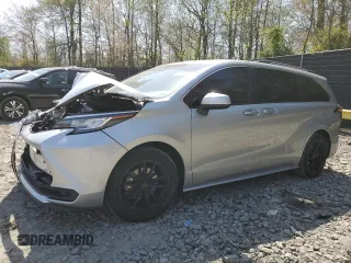 2022 Toyota Sienna LE с VIN 5TDKRKEC0NS098044, выставлен на аукционе Copart как лот 53619535 с пробегом 59 252 миль миль и Списание • Salvage title. История ставок и продаж доступна на DreamBid. Изображение 1.
