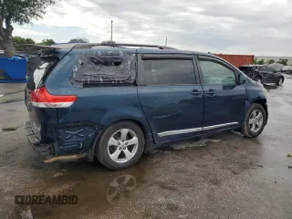2012 Toyota Sienna LE AAS with VIN 5TDKK3DC1CS190739, listed as a Copart auction lot 51583465 with 289,331 mi miles and Salvage Title. Bid and sale history available at DreamBid. Image 3.