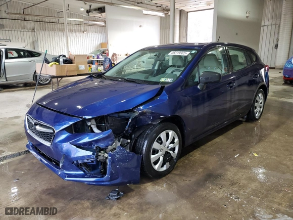 2018 Subaru Impreza with VIN 4S3GTAA63J3712887, listed as a Copart auction lot 46219325 with 185,669 mi miles and Salvage Title. Bid and sale history available at carsss.com. Image 1.