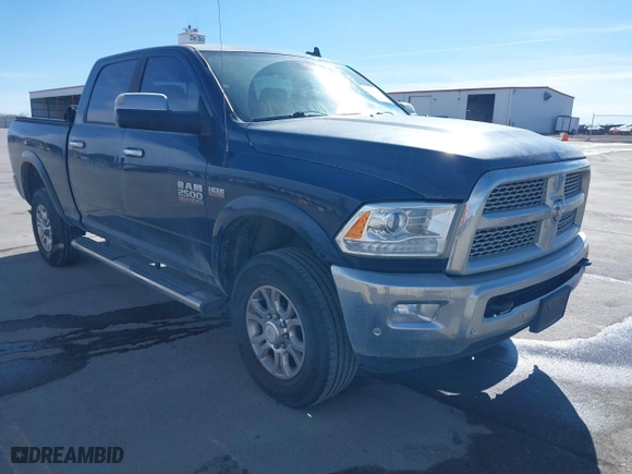 2018 Ram 2500 Laramie with VIN 3C6UR5FJ7JG370175, listed as a IAAI auction lot 41687749 with 168,635 mi miles. Bid and sale history available at carsss.com. Image 1.